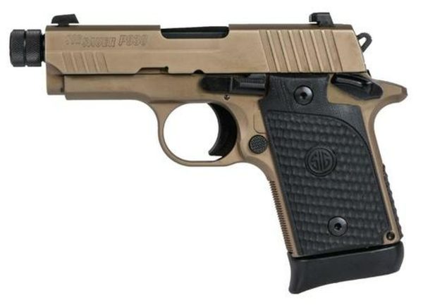 Sig P938 Emperor Scorpion, 9mm, 3.5" Threaded Barrel, 6/7rd, NS