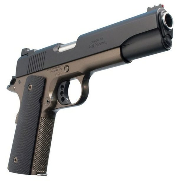 Ed Brown Special Forces 45 ACP, 5" Barrel, Black VZ Grip, Battle Bronze Frame, Black Gen4, 7rd