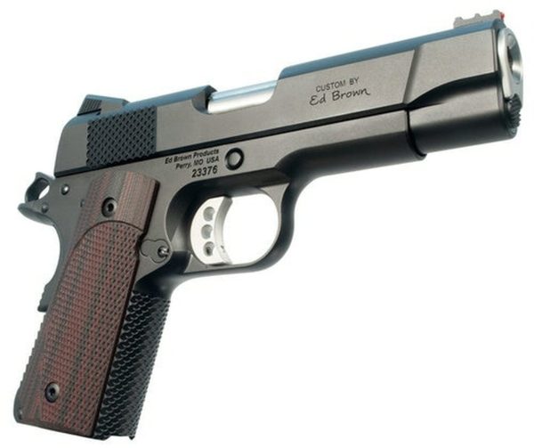 Ed Brown CCO LW 1911 9mm, 4.25" Barrel, FOF Black VZ Grip, Black Gen4 Stainless Steel, 8rd