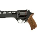 Chiappa Rhino 60DS, .40 S&W, 6", 6rd, Black, Wood Grips, Adj. Sights