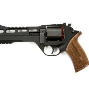 Chiappa Rhino 60DS, .40 S&W, 6", 6rd, Black, Wood Grips, Adj. Sights