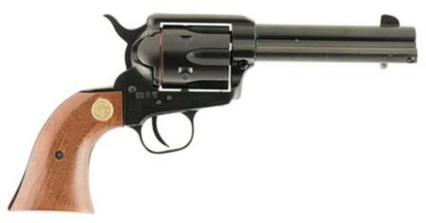 Chiappa Firearms 1873 SAA, 22LR, 4.75", 6rd, Wood Grips, Black