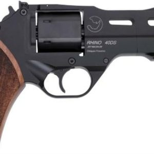 Chiappa Rhino 40DS, .357 Mag/.38 Spl, 4", 6rd, Black, Walnut Grips