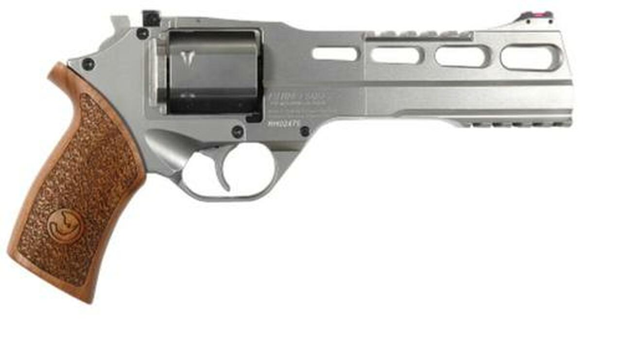 Chiappa Rhino 60DS SAR, .357 Magnum, 6", 6rd, Walnut Grips, Stainless Steel