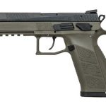 CZ P-09, 9mm, OD Green Frame, Black Slide; NS - Interchangeable Back Straps - 10 rd Mags