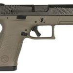 CZ P-10 Compact, 9mm, 4" Barrel, 10rd, Flat Dark Earth Grip, Black Slide