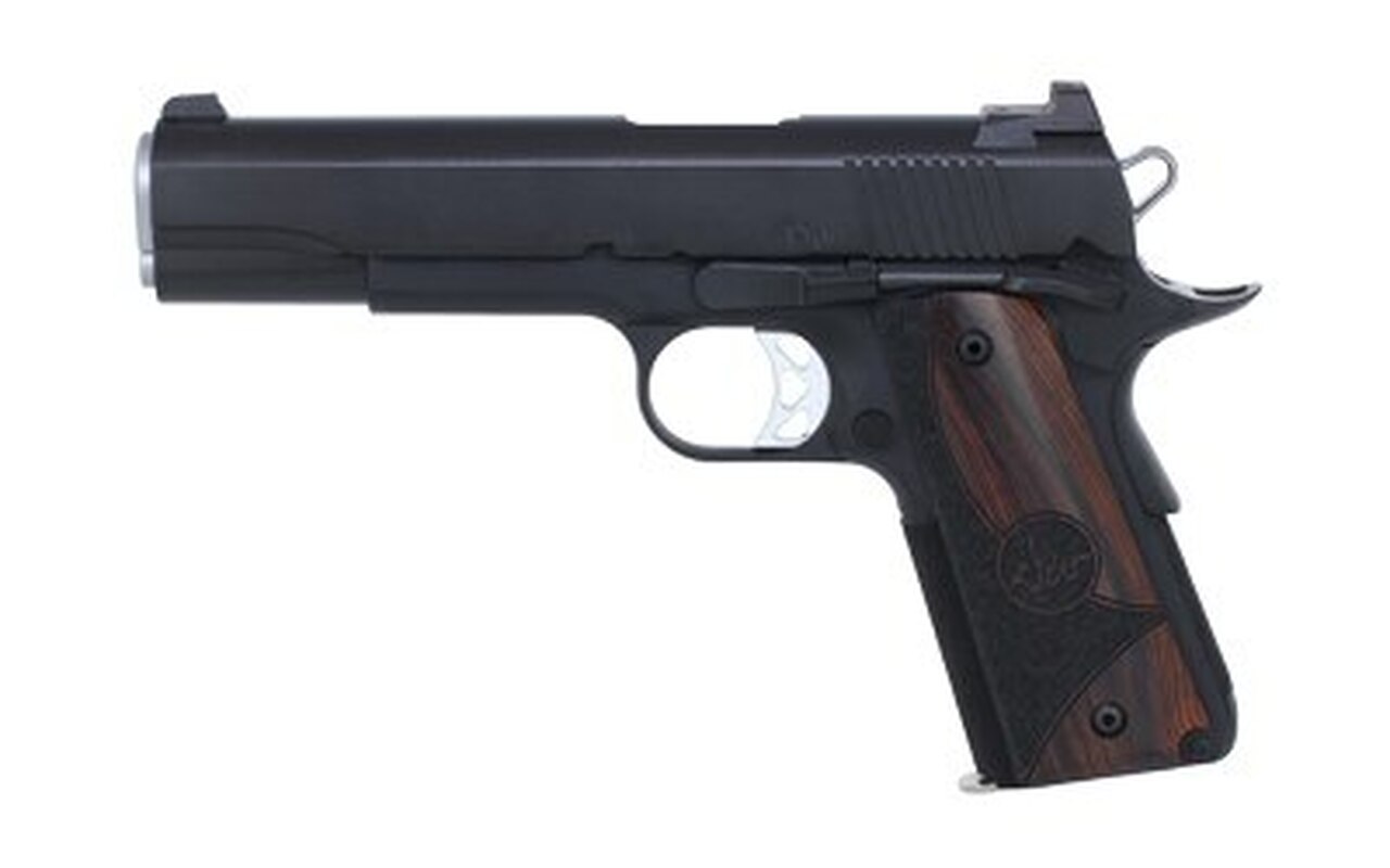 Dan Wesson 1911 Vigil Single 45 ACP 5" Barrel Wood Grip 8rd Mag