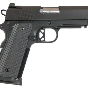 Dan Wesson, TCP 9mm, Semi-automatic, 1911, Commander, 9mm, 4" Bull Barrel, Aluminum Frame, Black, G10 Grips, Holds 8Rds, 1913 Rail, Right Hand, 32oz, Thumb Safety, Brass Bead Front Sight, U-Notch Rear Sight