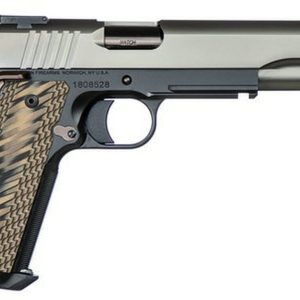 Dan Wesson Kodiak 10mm, 6.03" Barrel, Brown G10 Grips, Duty Finish Stainless Steel Slide, 8rd