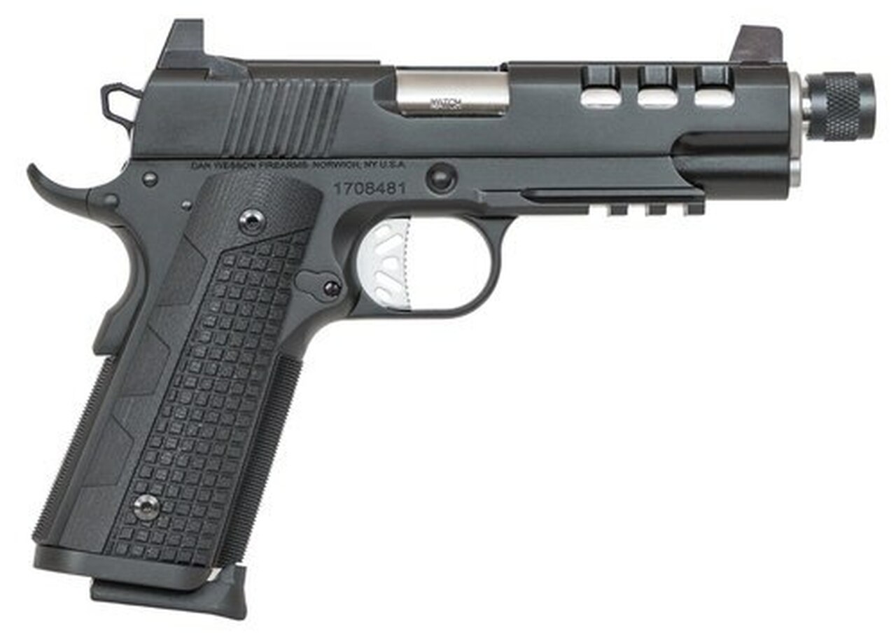 Dan Wesson Discretion Commander 9mm, 5", 10rd, G10 Grips, Black SS