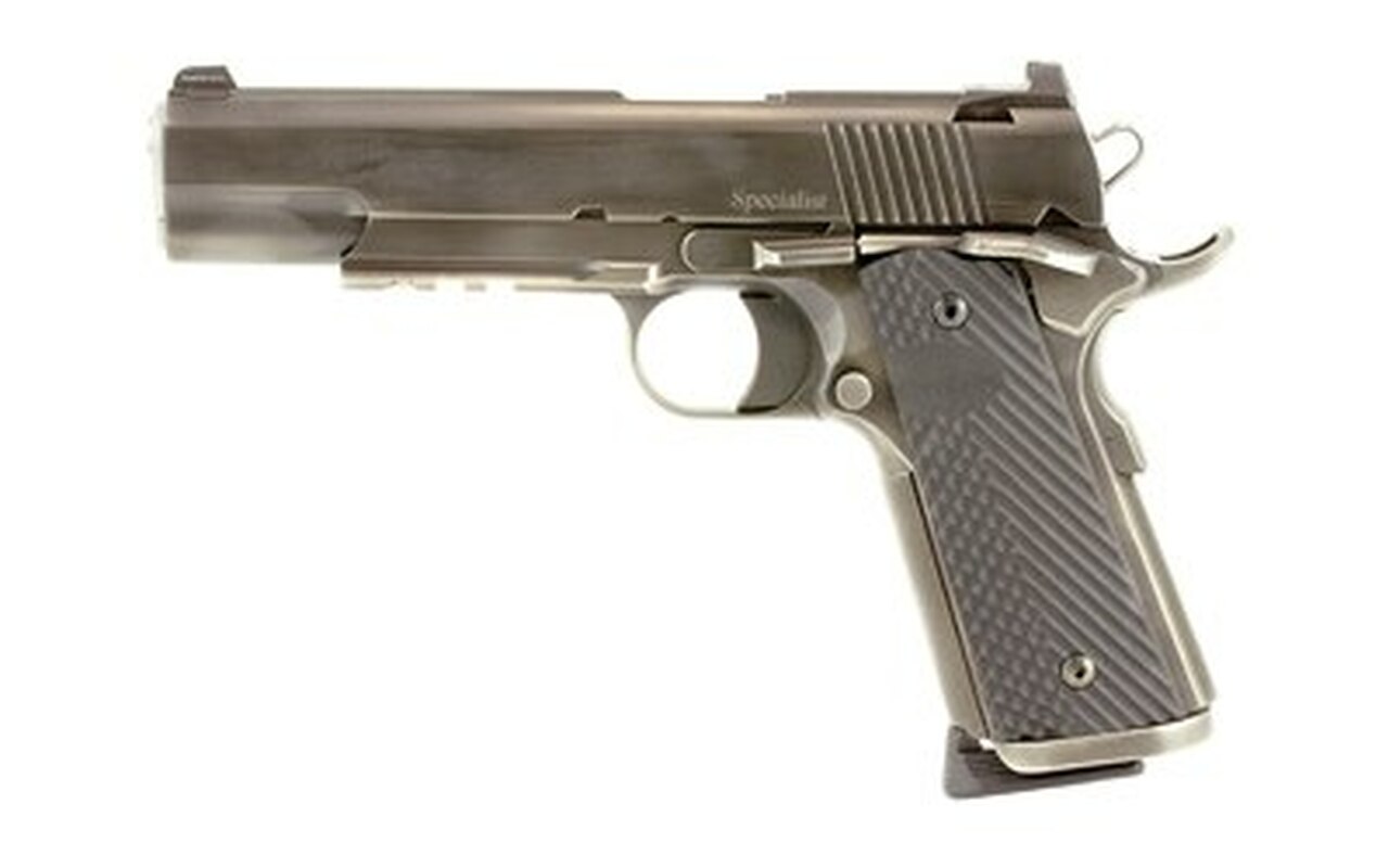 Dan Wesson Specialist 1911, 45 ACP, 5", 8rd, G10 Grips, Distressed Finish