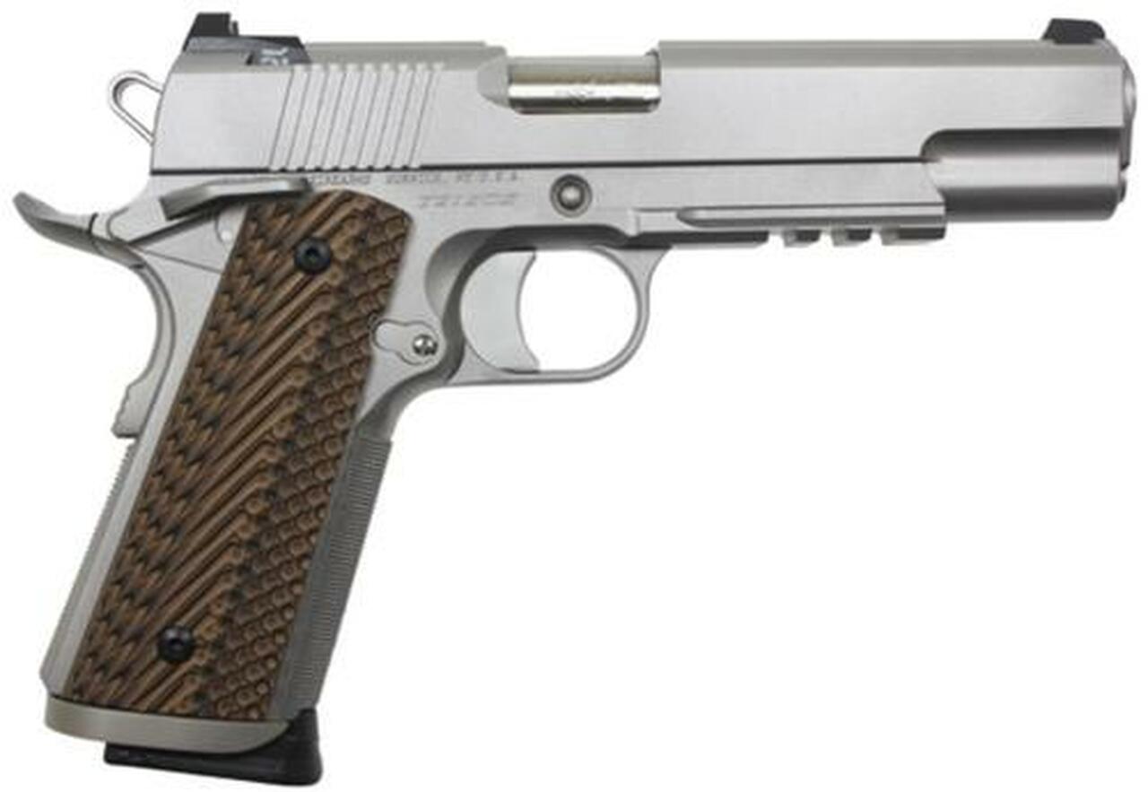 Dan Wesson Specialist .45 ACP, 5" Barrel, Stainless Steel, G-10 VZ II Grips, Night Sights, 8rd