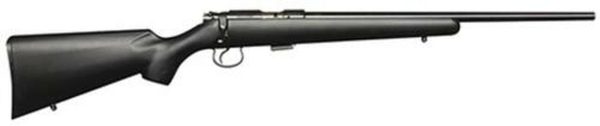 CZ 455 American, .22 WMR, 20.5", 5rd, Black Synthetic Stock, Blued