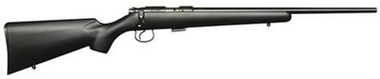 CZ 455 American, .22 WMR, 20.5", 5rd, Black Synthetic Stock, Blued