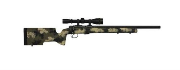 CZ 455 Varmint Precision Trainer Camo Suppressor Ready 1/2X28 22LR 5 Rd Mag Manners Stock 16.5 Barrel