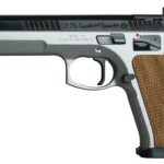 CZ Tactical Sport Pistol 9MM 5.23" Barrel, Nickel Frame & Blue Slide 20RD Mag