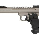 Volquartsen Scorpion .22 LR, 6" Barrel, Target 22 Style Frame, Volthane Grips, Target Sights, Silver