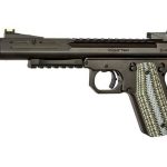 Volquarsen Scorpion .22 WMR, 6" Barrel, Hi-Viz Front/Tritium Rear, Predator Green VZ Grips, Black, 9rd