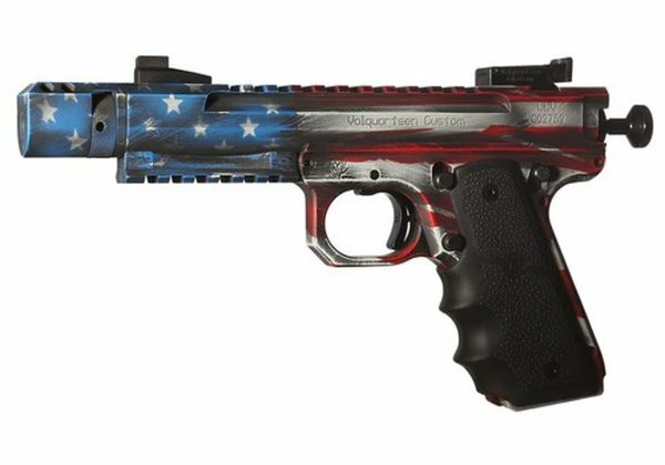 Volquartsen American Flag Scorpion .22 LR, 6" Barrel, 1911 Style Frame, 10rd