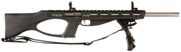 Excel Accelerator Rifle MR-22, .22 WMR, 18", 9rd, Black Synthetic Stock