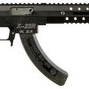 Excel X-Series X-22R, 22LR, 18", 25rd, Collapsible Stock, Black