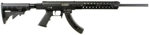 Excel X-Series X-22R, 22LR, 18", 25rd, Collapsible Stock, Black