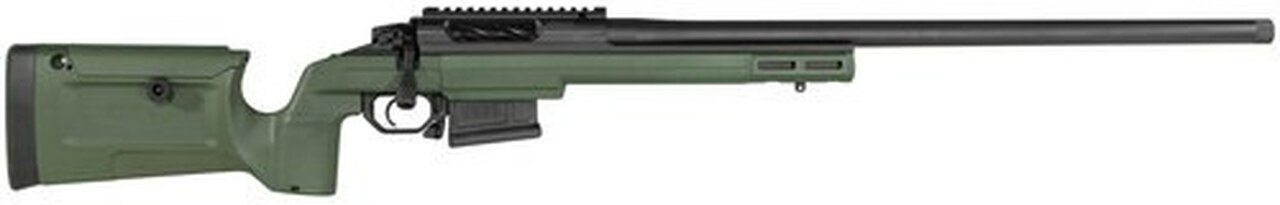 Seekins Precision Havak Bravo .308 Win, 24" Barrel, KRG Bravo/Aluminum Chassis, Green Stock, Black, 20rd