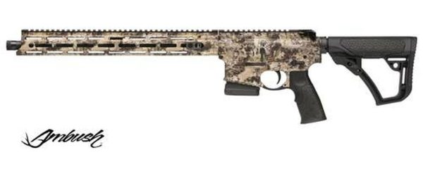 Daniel Defense DDM4 Ambush .300 Blackout, 16" Barrel, 6-Position Black Stock, Kryptec Highl55ander,, rd, 5 rd