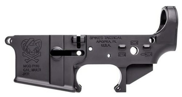 Spikes Tactical Pipe Hitters Union Joker Stripped Lower Receiver, Multi Cal