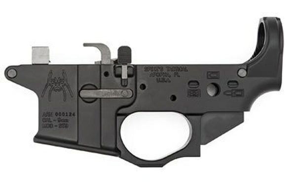 Spikes Tactical Lower Receiver Stripped - 9mm Colt Style - W/Spider Logo