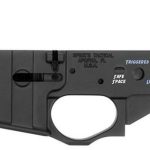 Spikes STLS030CFA Lower Snowflake with Color Fill AR Platform Multi-Caliber Black Hardcoat Anodized