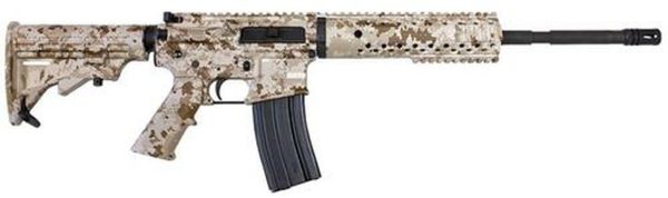 Diamondback AR-15 223/5.56 16" Barrel, 4Pos Stock Digtl Camo Tan/Blk, 30rd