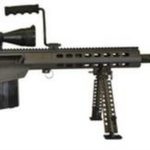 Barrett 82A1 Rifle System .50 BMG 29", Leupold Mk4 4.5-14x50mm Scope, Mounted, Monopod, 10 Rnd Mag