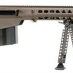 Barrett M107A1 .50 BMG, 20" Chrome Lined Fluted Barrel, Black Muzzle Brake, Multi Role Brown Cerakoted Receiver, 10rd