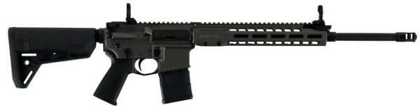 Barrett, REC7 Gas Piston AR-15 223/556 18" DMR Barrel, Gray Cerakote Magpul MOE Stock, M-LOK 30rd Mag