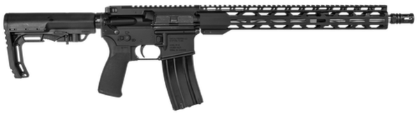 Radical Firearms Forged Mil-Spec Rifle AR, 223 Wylde, 16" Barrel, 1:8 Twist, HBAR Contour, Black, B5 Bravo Stock, B5 Type 23 Pistol Grip, A2 Flash Hider, 30Rd, 1 Magazine, 15" RPR M-Lok Handguard