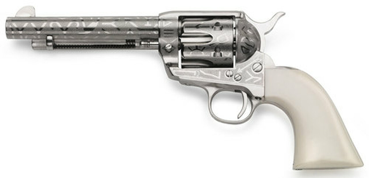 Taylor's 1873 Cattleman 357 Magnum 5.5" White PVC