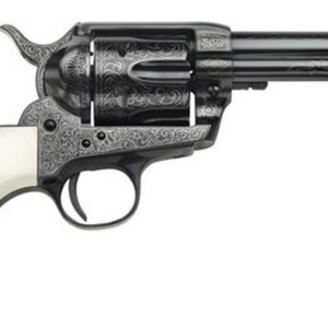 Taylors Outlaw Legacy Blue Engraved 45 LC, 4.75" Barrel