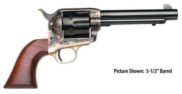 Taylor's 1873 Cattleman, .357 Mag, 4.75", Brass/Blued, 6rd "The Ranch Hand"