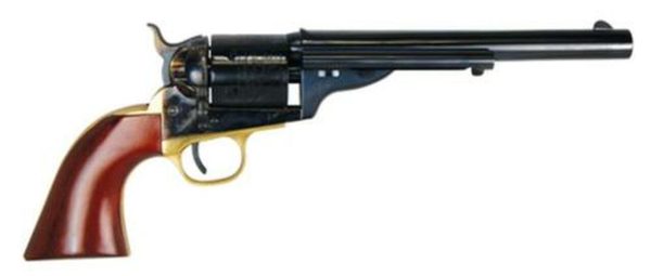 Cimarron Firearms 1872 Open Top Navy .38 Colt and Special 7.5" Barrel Standard Blue Finish One Piece Walnut Grip