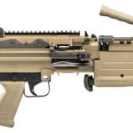 FN M249S Para 5.56mm, 16" Chrome Lined Barrel, Flat Dark Earth, Rotating/Telescoping Metal Buttstock Assembly