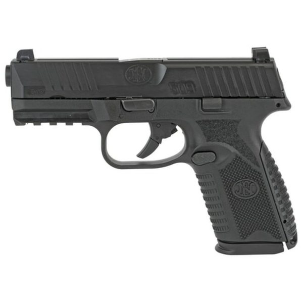 FN 509 Midsize Double 9mm, 4" Barrel, Black Frame, Black Slide, 15rd