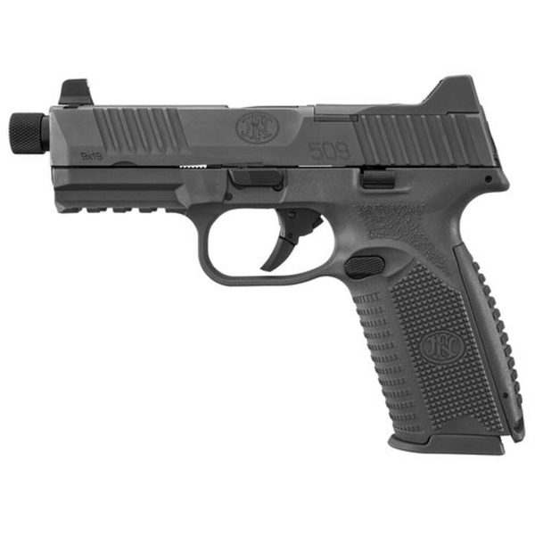 FN 509 Tactical Double 9mm, 4.5" Barrel, Black Grip/Frame/Slide, 10rd