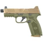 FN 509 Tactical 9mm, 4.5" Threaded Barrel, OD Green Frame, Flat Dark Earth Slide, 10rd