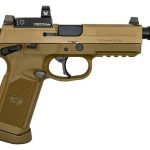 FN FNX Vortex Venom Combo 45 ACP, 5.30" Barrel, Flat Dark Earth, Interch. Backstrap, 15rd