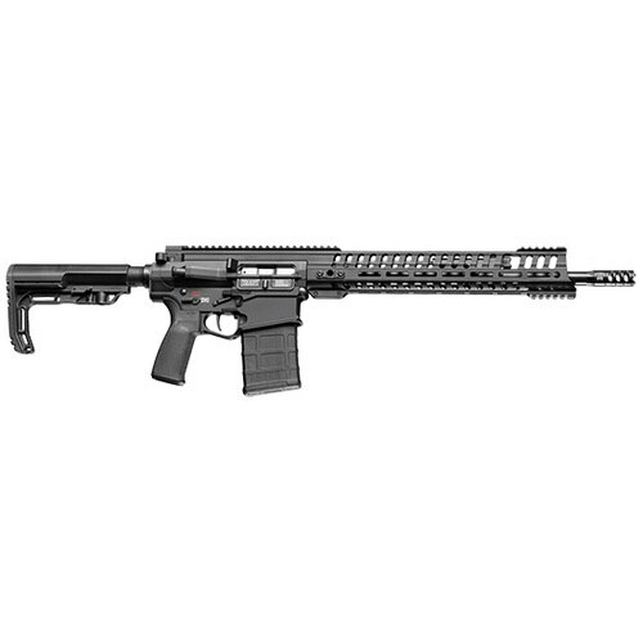 POF P308 Edge Rifle 308 Win, 16.5" Barrel, 5 Pos Piston Gas Block, 14.5" M-Lok Edge Rail, Black, MagPul 20rd
