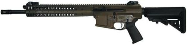 LWRC REPR 7.62 NATO 16" Barrel 6-Position Collapsible Stock A2 Flash Hider Patriot Brown 20 Rd Mag