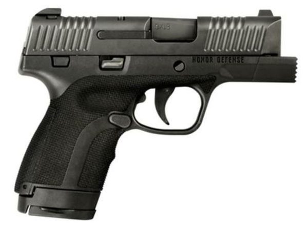Honor Defense Honor Guard Sub-Compact FIST 9mm, 3.2", 7/8rd, Black