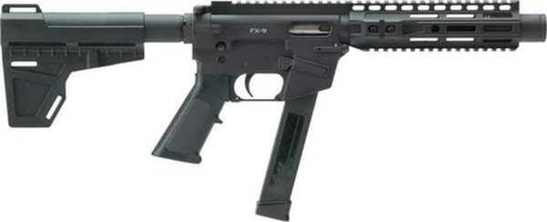 Freedom Ordnance FX-9 Pistol 9mm, 8" Barrel 33rd Mag, M-Lok, Shockwave Blade Brace