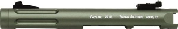 Tactical Solutions Pac-Lite Ruger Mark I,II,III, 4.5" Fluted Matte OD Barrel 22LR